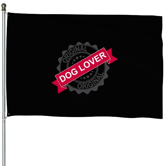 Original Dog lover Seal House Flags