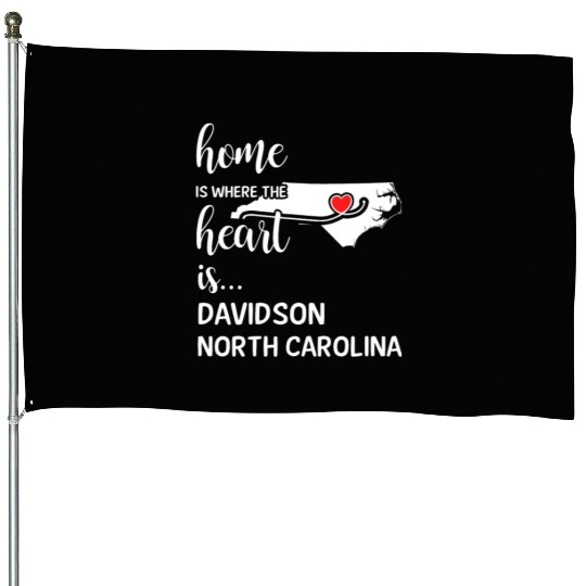 Davidson County North Carolina Is Where My Heart House Flags