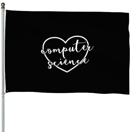 Computer Science Heart Computer Science Teacher House Flags