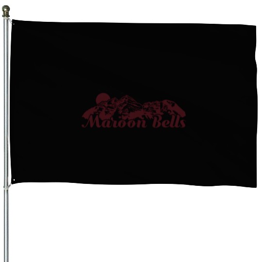 Maroon Bells Elk Mountains Colorado House Flags