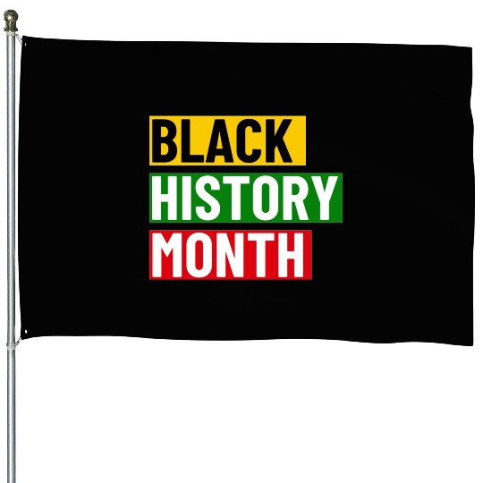 Black History Month House Flags