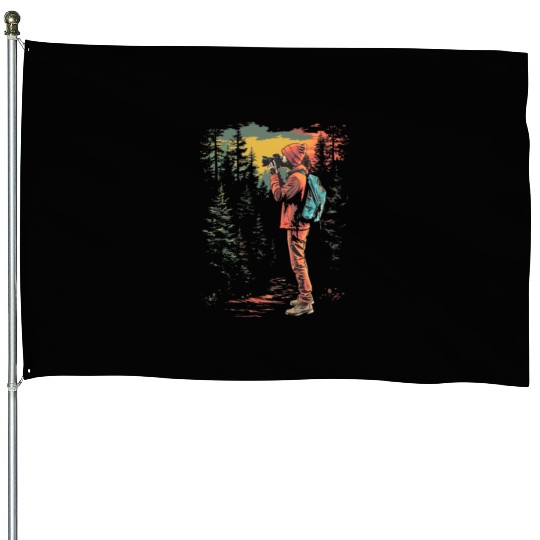 Photography Forest Nature Photographer Camera House Flags