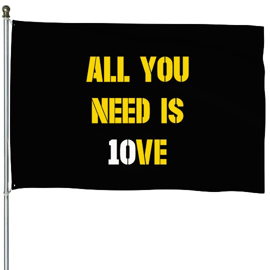 All You Need is Love Packers House Flags
