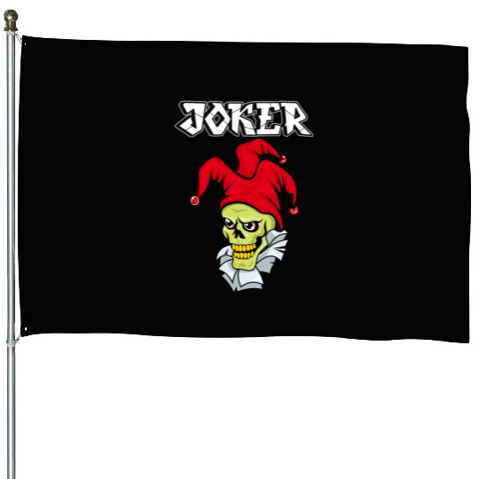 skull joker House Flags