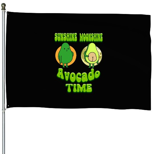 Avocado Time House Flags