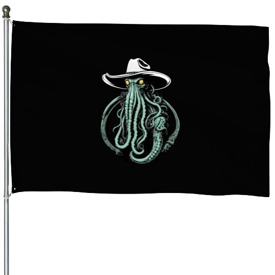 Weird Wild West - Cthulhu Cowboy House Flags