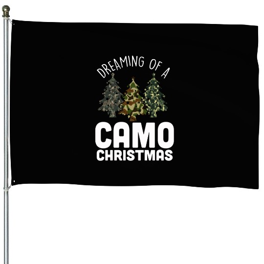 I'm Dreaming Of A Camo Christmas Camouflage House Flags