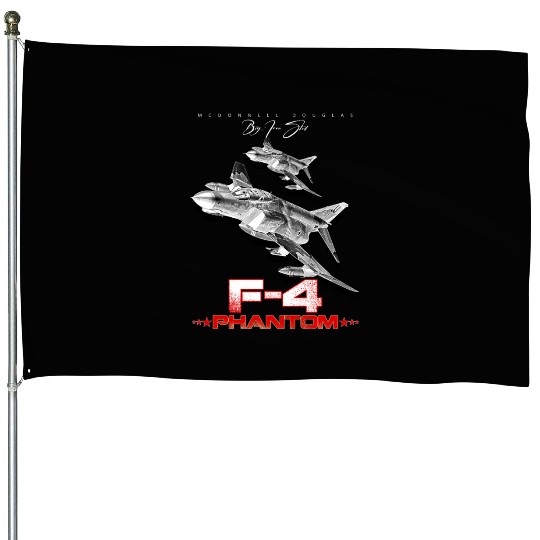 F-4 Phantom Us Air Force Fighter jet House Flags