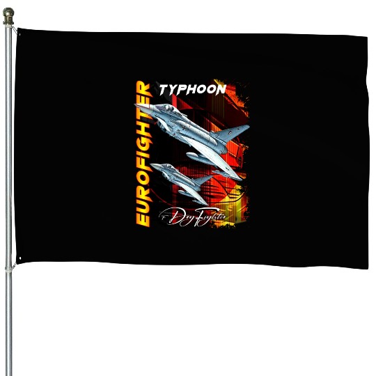 Eurofighter Typhoonn Multirole fighter Jet House Flags