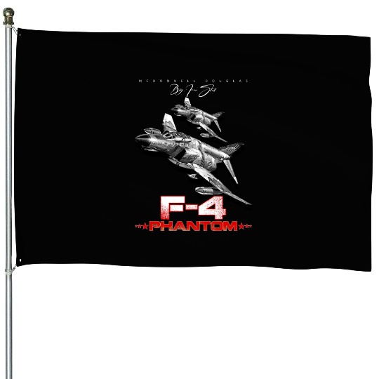 F-4 Phantom Us Air Force Fighter jet House Flags