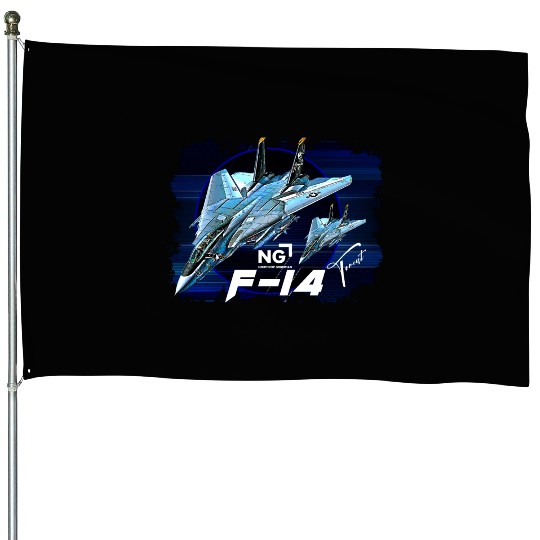 F-14 Tomcat Fighterjet House Flags
