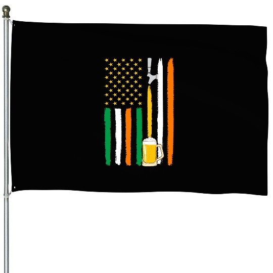 American Irish Flag Beer House Flags