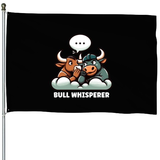 Rodeo Bull Riding Livestock Show Farmer Cattle House Flags