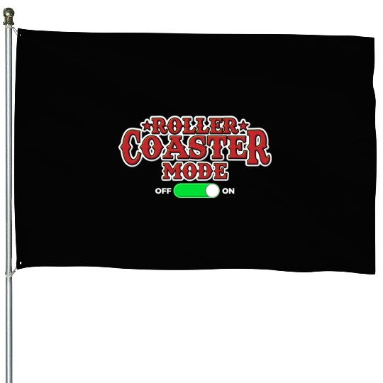 Roller Coaster Lover House Flags