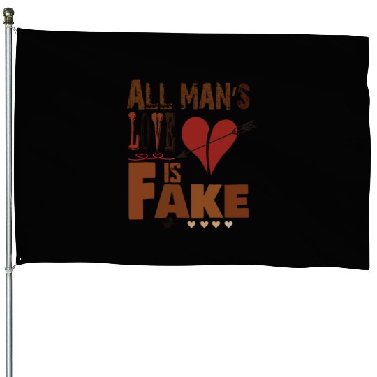 Love is sad House Flags