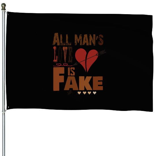 Love is sad House Flags