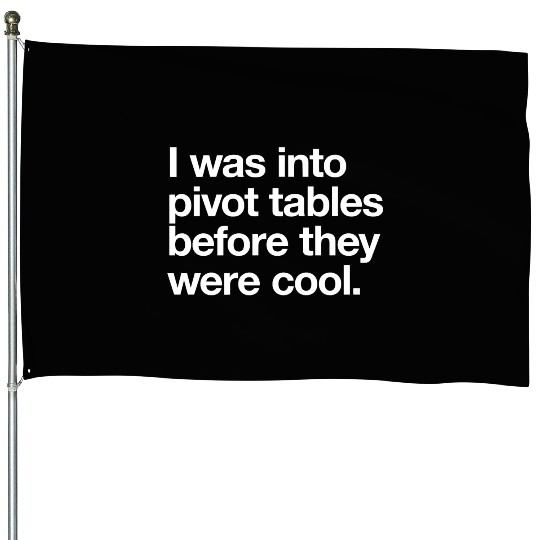 I WAS INTO PIVOT TABLES spreadsheet data excel acc House Flags