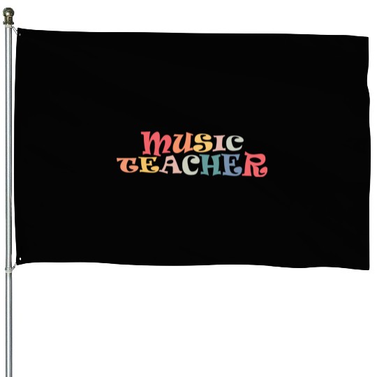 Music Teacher House Flags