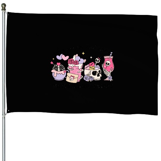 When You're Dead Inside But It's Valentine's Day House Flags