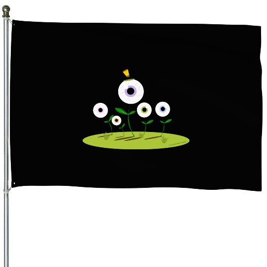 CIRCUS IN SPRING: EYES ON SPRING FLOWERS House Flags