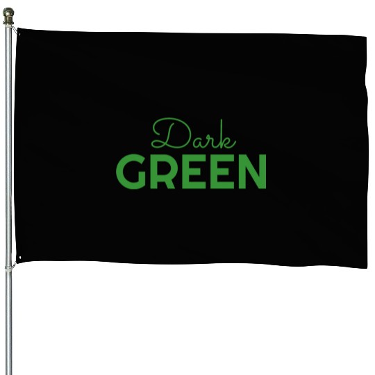 dark green color House Flags