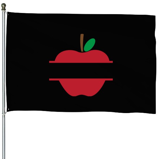 Teacher Monogram, teacher name House Flags