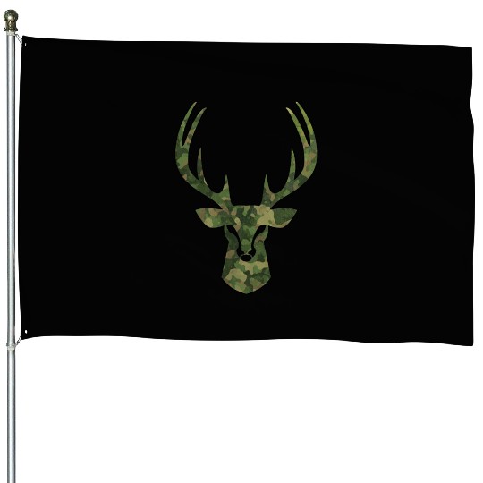Deer Hunter Tree camouflage House Flags