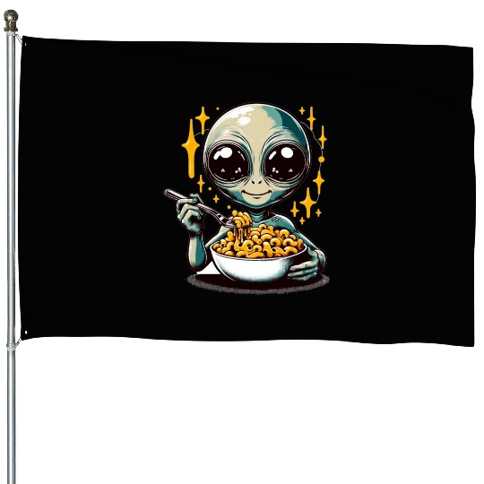 Galaxy Mac and Cheese | Sci-fi Comfort Food Gifts House Flags