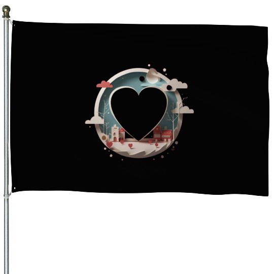 Valentine House Flags