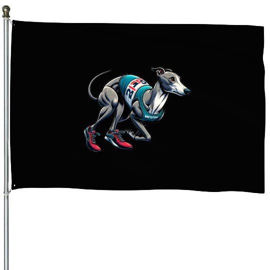 Marathon Master: Greyhound's Race Day House Flags