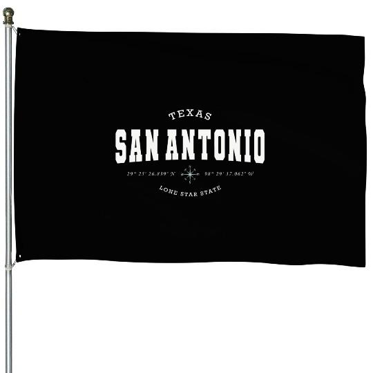 San Antonio (TX) USA House Flags