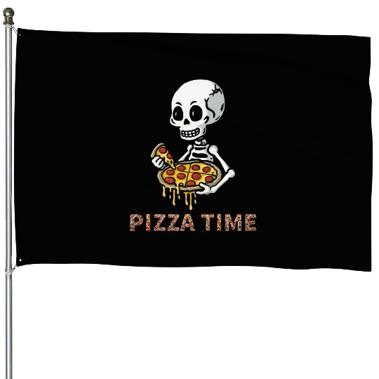 Cheesy Laughs: Pizza Apparel House Flags