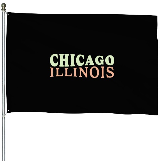 Chicago (IL) USA House Flags