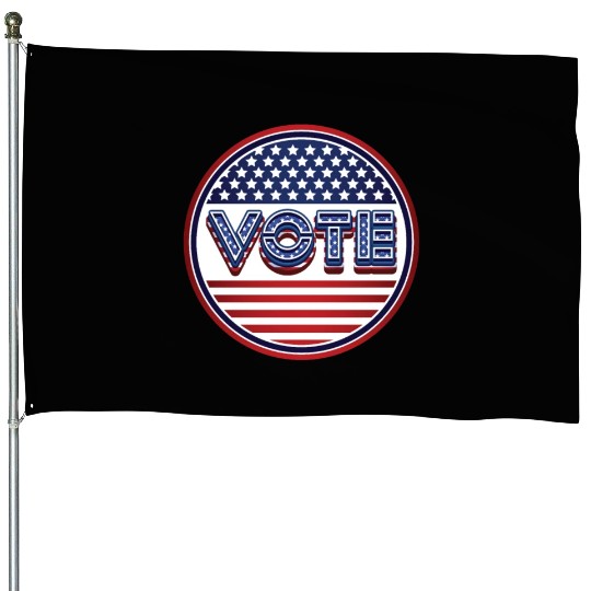 Vote US Election - 2024 Election House Flags