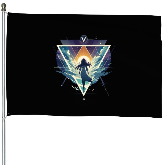 Fantasy Spiritual Enlightenment Journey into Myste House Flags