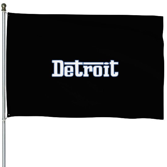 Detroit, MI | City Stripes House Flags