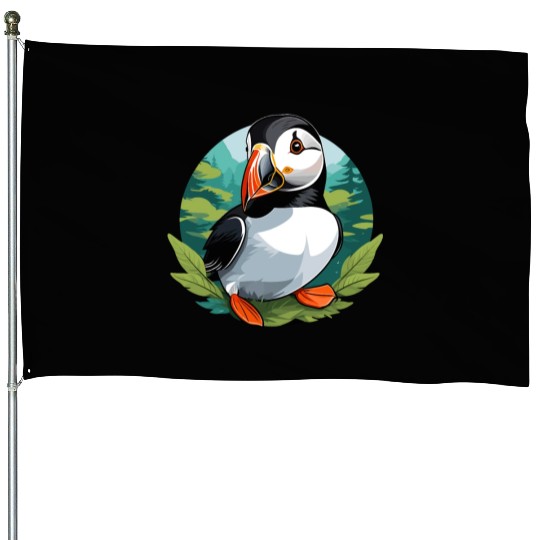 Puffin House Flags