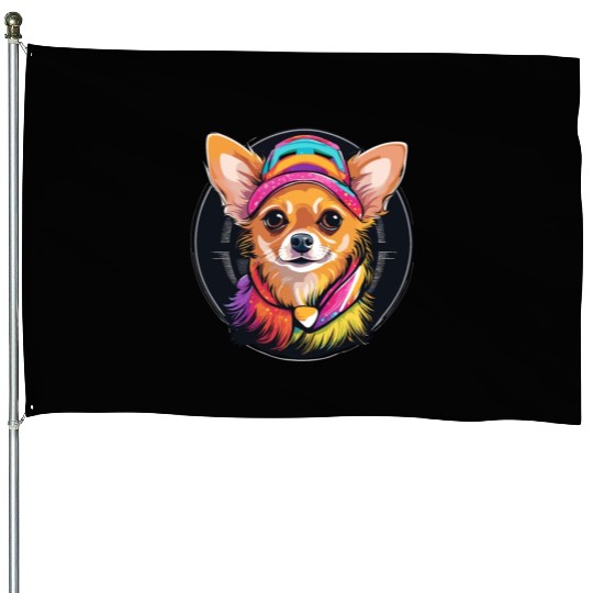 Chihuahua House Flags