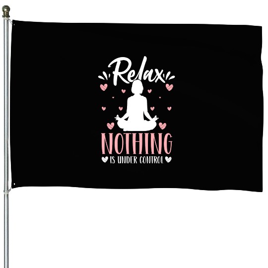 Yoga Spirit Buddha Enlightenment House Flags