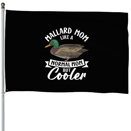 Mallard Duck House Flags