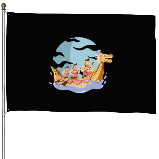 Chinese Dragon Boat Dragon Boat Racer Gift House Flags