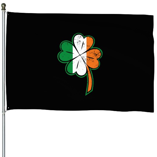 Saint Patrick’s Day shamrock irish flag House Flags