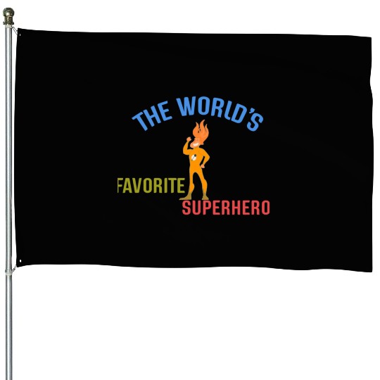 The World's Favorite Superhero Hype House Flags