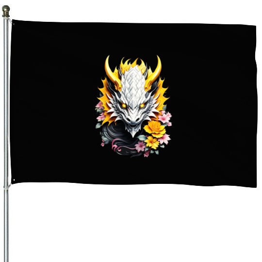 yellow dragon House Flags