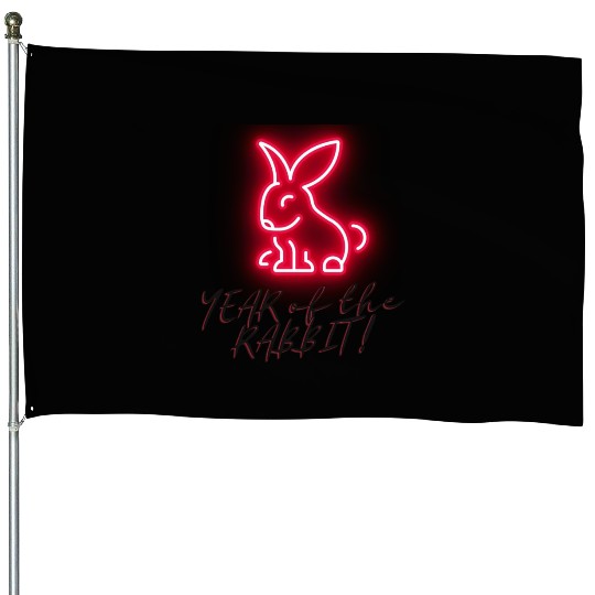 Year of the Rabbit - Chinese New Year House Flags