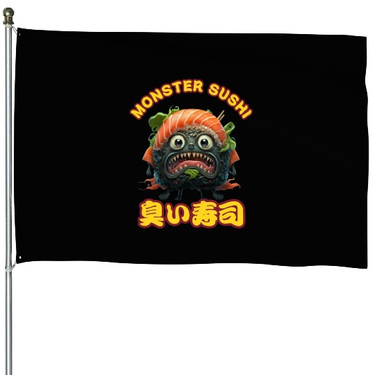 MONSTER SUSHI House Flags