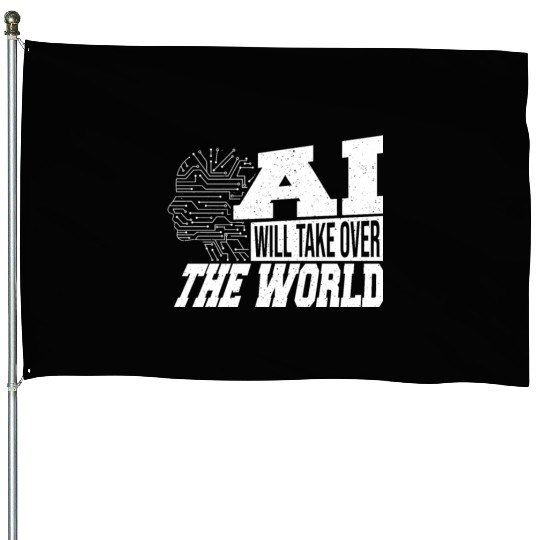 Computer Programmers AI Robot AI Prompt Engineer House Flags