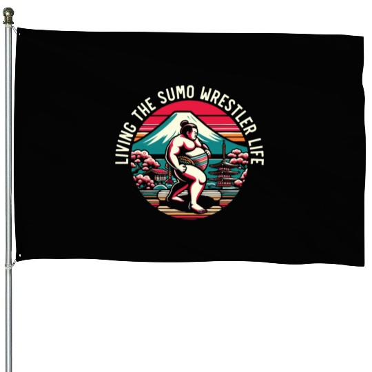 Sumo Wrestler Japanese Wrestling Sumo Wrestling House Flags