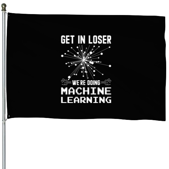 Machine Learning and AI Mastery Design House Flags