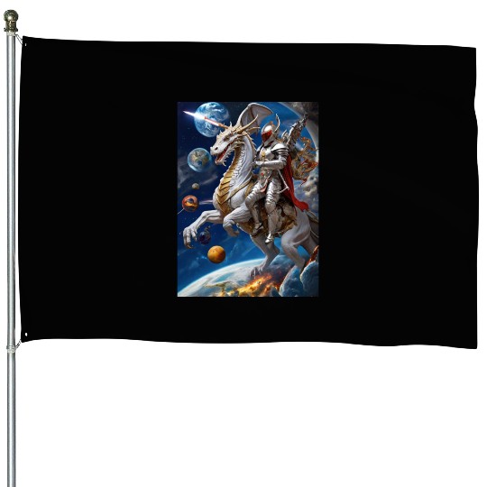 A powerful fantasy extraterrestrial warrior House Flags
